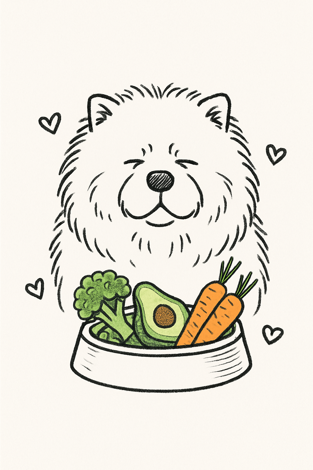 Healthy Dog Illustration